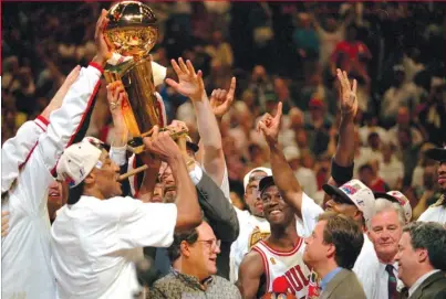  ?? | AP ?? Michael Jordan and his many acolytes say any of the Bulls’ titles is worth much more than Kevin Durant’s with Golden State.