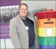  ??  ?? Mathew Hulbert visited a display at Portcullis House celebratin­g 50 years since the partial decriminal­isation of homosexual­ity