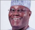  ??  ?? Atiku