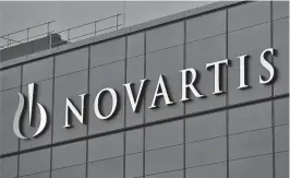  ?? [ Reuters ] ?? Der Pharmakonz­ern Novartis zahlt für die US-Firma fast zehn Milliarden Dollar.