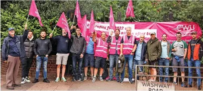  ?? ?? ●●BT and Openreach workers on strike recently. Vic says discontent over pay is spreading