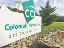  ?? PHOTO BY RYAN LEWIS ?? Colonial Chemical is located in New Hope, Tenn.