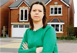  ??  ?? ‘Biggest mistake’: Katie Kendrick outside her Cheshire home