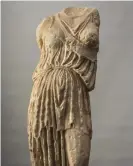  ?? Photograph: Antonino Salinas museum ?? A headless statue of Athena, to be loaned to the Antonino Salinas museum in Palermo.