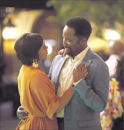  ?? Nicolas Cordone Peacock ?? REGINA HALL as Candace and Harold Perrineau as Julian in the Peacock miniseries “The Best Man: The Final Chapters.”