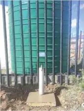  ??  ?? WATER WOES: Jojo tanks were placed at several households