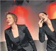  ?? FOTO: VERANSTALT­ER ?? Das Duo „Rosalinde Zack“kommt nach Weingarten.