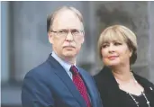  ?? JUSTIN TANG / THE CANADIAN PRESS FILES ?? Privy Council Clerk Ian Shugart, left, with Assunta Di Lorenzo, secretary to the Governor General, says there is “no evidence” Trudeau spoke to WE about the agreement.