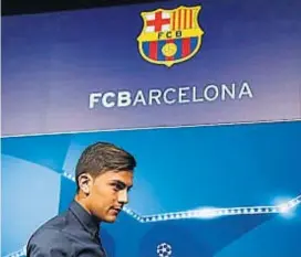  ?? (AP) ?? Toda una foto. Dybala y Barcelona. ¿Se unirán algún día?