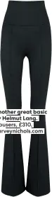  ??  ?? Another great basic by Helmut Lang. Trousers, £310, harveynich­ols.com
For that extra special touch. Neck scarf, £64, Lescarf, net-a-porter.com