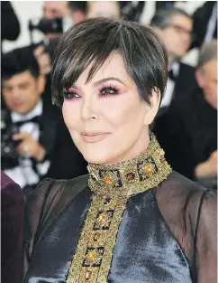  ?? — GETTY IMAGES FILES ?? Kris Jenner recently took to Instagram to encourage her followers to get mammograms.