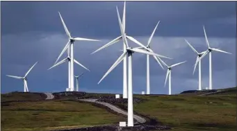  ?? Scottish Equity Partners and Enercon are building a new two turbine wind farm near Asdee. Stock Image ??