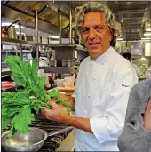  ??  ?? popular: Giorgio Locatelli and Rachel Allen, right, use turnip tops. A classic Italian dish, left