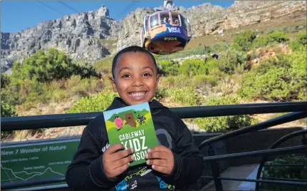  ?? PICTURE: SUPPLIED ?? Caleb Botha takes advantage of the Kidz Season experience at the cableway.