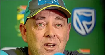  ?? PHOTO: GETTY IMAGES ?? Australian cricket coach Darren Lehmann bids a teary farewell to the job.