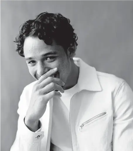  ?? CAMILA FALQUEZ/THE NEW YORK TIMES ?? Actor Anthony Ramos on April 26 in the Bushwick neighborho­od of Brooklyn, New York.