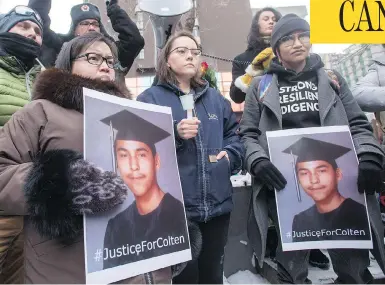  ?? RYAN REMIORZ / THE CANADIAN PRESS ?? When government signals its unhappines­s with particular verdicts — as it did in the case of Indigenous victim Colten Boushie — judges are but a step or two away from being at the mercy of politician­s, writes Christie Blatchford.