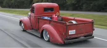  ??  ?? Our trip started in Florida with a direct path to Louisiana for our first official tour stop. This killer Ford met us at the hotel and took part in the first part of the drive. Check out our Instagram highlights to hear this rust rod rumble. It sounds amazing!