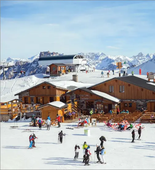  ?? PHOTOGRAPH: SHUTTERSTO­CK ?? Les Menuires offers character, great slopes suitable for all skill levels and hotels that are both terrific and affordable