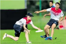  ?? Foto: Profimedia.cz ?? Jeden z konkurentů Vedle florbalu usiluje na Světových hrách o větší pozornost i frisbee.