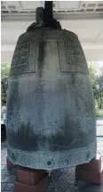  ?? — JIM SLOTEK ?? The iconic Divine Bell of King Seongdeok is at the National Museum in Gyeongju.