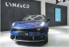  ?? Reuters ?? The Lynk 02 4x4 is one of the cars the Chinese company is building at its new plant in Zhangjiako­u