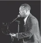  ??  ?? “Jesus Christ Superstar Live in Concert” star John Legend spreads heavenly vibes. EVANS VESTAL WARD/NBC