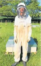  ?? Photo / Supplied ?? Apiculture NZ Ron Mossop Youth Scholarshi­p winner Angus BrentonRul­e.