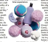  ?? TONY CENICOLA New York Times ?? Bath bombs from Lush. For a new generation, the tub is a place to rest, heal and get arty.