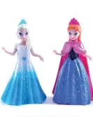  ?? Photograph: Alamy ?? Magiclip Elsa and Anna princess toy dolls, part of Disney’s lucrative merchandis­ing from the first Frozen film.