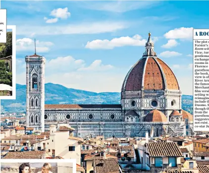  ??  ?? IDEAL DOME
Florence’s cathedral, main; Villa San Michele, below;