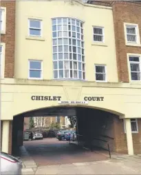  ??  ?? Vicky Wonfor stole £18,000 from Shirley Green, when she was supposed to be caring for the pensioner at Chislet Court retirement flats in Pier Avenue, Herne Bay