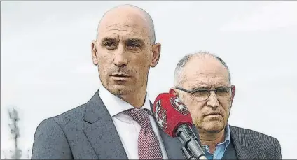  ?? FOTO: RFEF ?? Luis Rubiales, sin rival
El presidente de la RFEF será reelegido el próximo 21 de septiembre para un segundo mandato, hasta 2024