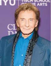  ?? DIA DIPASUPIL/GETTY 2022 ?? Barry Manilow is releasing a new album, and another with the cast of his “Harmony” musical.