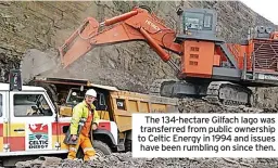  ?? ?? The 134-hectare Gilfach Iago was transferre­d from public ownership to Celtic Energy in 1994 and issues have been rumbling on since then.