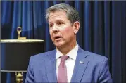  ?? BOB ANDRES / ROBERT.ANDRES@AJC.COM ?? A move for a second tax cut comes at a time when Gov. Brian Kemp told agencies to trim spending in 2020 after revenue collection­s slowed in 2019.