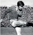  ??  ?? Lions No 10 Barry John.