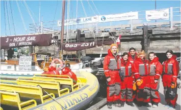  ?? MARK STACHIEW ?? Companies offering whale-watching tours are eager to begin operating again, possibly on July 1 so they can salvage the season and retain valuable staff.