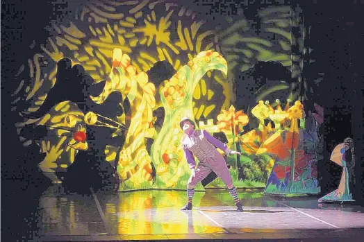  ?? COURTESY OF JEFF GIESE ?? Giacomo Zafarano performing Mad Hatter in Ballet Repertory Theatre’s “Alice in Wonderland.”