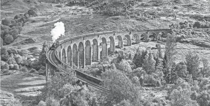  ?? GETTY IMAGES ?? The trip from Edinburgh to Mallaig is the line the Hogwarts Express chugs along in the Harry Potter films, and one of the best journeys in Scotland.