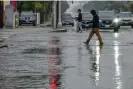  ?? Photograph: MediaNews Group/Los Angeles Daily News/Getty Images ?? Record-breaking rainfall … the recent storms have not alleviated LA’s water shortage.