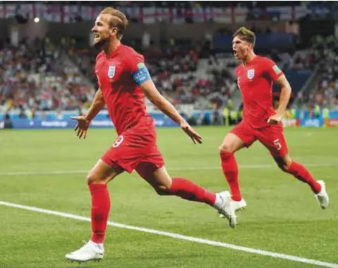  ?? | GETTY IMAGES ?? Kane anotó por primera ocasión dentro de una Copa del Mundo.