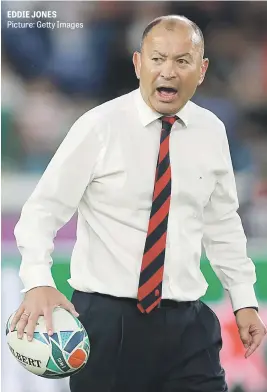  ?? Picture: Gett y Images ?? EDDIE JONES