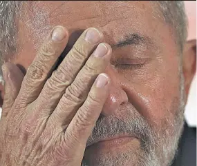  ??  ?? Niega. El expresiden­te Luis Inácio Lula da Silva negó ante un tribunal haber participad­o en un plan para impedir una pesquisa anticorrup­ción de gran escala.