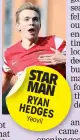  ??  ?? STAR MAN RYAN HEDGES Yeovil