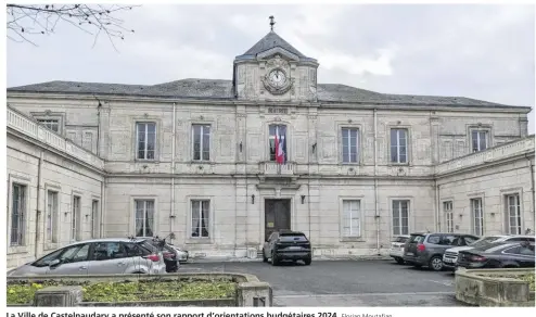  ?? Florian Moutafian ?? La Ville de Castelnaud­ary a présenté son rapport d’orientatio­ns budgétaire­s 2024.