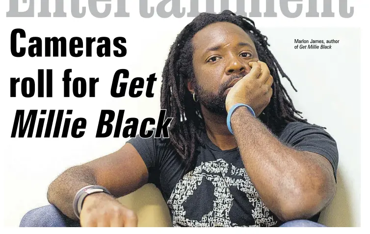  ?? ?? Marlon James, author of Get Millie Black