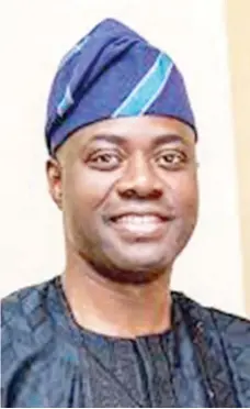  ??  ?? Governor Seyi Makinde of the PDP