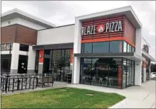  ?? PHOTO PROVIDED ?? Blaze Fast-Fire’d Pizza is expected to open June 21, followed by a Free Pizza Day on June 22 at 11 Clifton Country Road in Clifton Park.