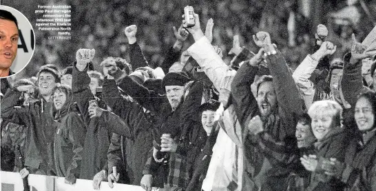 ?? GRAEME BROWN/STUFF GETTY IMAGES ?? Tickets to the game were oversold by nearly 4000 more than the Oval’s capacity of 16,000. Former Australian prop Paul Harragon remembers the infamous 1993 test against the Kiwis in Palmerston North fondly.